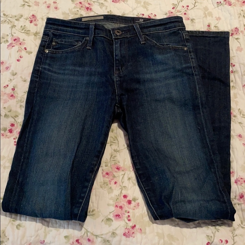 Ag Adriano Goldschmied Mid Rise Skinny Jeans